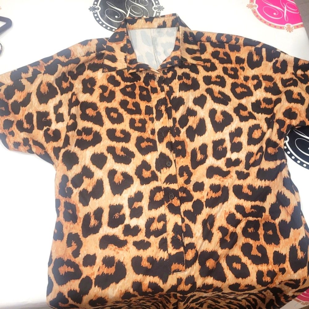 Classy Leopard Print Jumpsuit - image 2